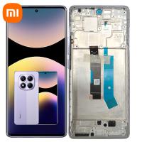 [t3643] TOUCH SCREEN DISPLAY PER XIOAMI REDMI NOTE 14 PRO 4G  24116RACCG CON FRAME VIOLA SERVICE PACK