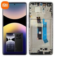 [t3644] TOUCH SCREEN DISPLAY PER XIOAMI REDMI NOTE 14 PRO 4G  24116RACCG CON FRAME NERO SERVICE PACK