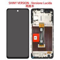 [y3107] TOUCH SCREEN DISPLAY PER TCL 50 / 50 PRO NXTPAPER 5G T702D T802D T803 CON FRAME NERO VERSIONE LUCIDA