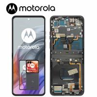 [h388] OUCH SCREEN DISPLAY PER MOTOROLA MOTO RAZR 50 XT2453 CON FRAME GRIGIO NERO