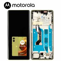 [h408] TOUCH SCREEN DISPLAY PER MOTOROLA MOTO G85 5G XT2427 CON FRAME VERDE SERVICE PACK