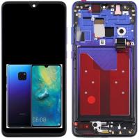 [f7249] TOUCH SCREEN DISPLAY PER HUAWEI MATE 20 CON FRAME TWILIGHT