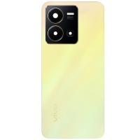 [y3141] BACK COVER + CAMERA GLASS PER VIVO Y35 GIALLO