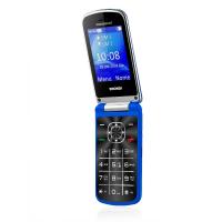 [r1170] SMARTPHONE BRONDI CELLULARE PRESIDENT FLIP DUAL SIM FLIP BLU METAL NUOVO