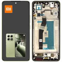 [t3757] TOUCH SCREEN DISPLAY PER XIAOMI MI 14T 5G CON FRAME VERDE SERVICE PACK