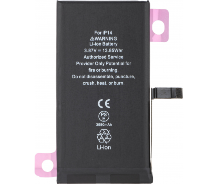 [a3525] BATTERIA PER APPLE IPHONE 14 HIGH CAPACITY 3590mAh DIAGNOSTICABILE