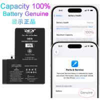 [a3553] BATTERIA DEJI PER APPLE IPHONE 13 PRO MAX HIGH CAPACITY 4750mAh AUTODIAGNOSTICABILE 2ND GEN SHOW GENUINE