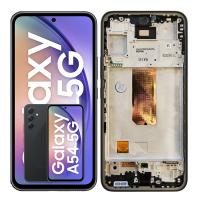 [b10620] TOUCH SCREEN DISPLAY PER SAMSUNG GALAXY A54 5G A546 CON FRAME NERO SERVICE PACK ASSEMBLATO